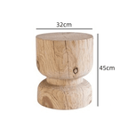 Solid Wood Stool with Unique Design for Modern Spaces