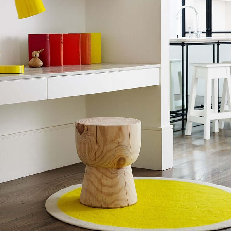 Solid Wood Stool with Unique Design for Modern Spaces Main Product Image Hauptbild