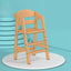 Solid Wood Toddler Chair with阶梯-Style Stepping Base and Adjustable Height Main Product Image