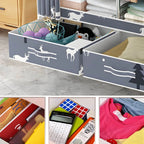 Space-Saving Curtain Door Steel Wardrobe With Drawers And Shelves