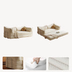 Space-Saving Modular Sofa Bed For Small Apartments