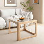 Space-Saving Nesting Side Tables with Brake Casters and Open Cabinet Storage