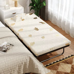 Space-Saving Rollaway Bed with 5-Position Backrest and Smooth Casters