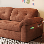 Space-Saving Sofa Bed With Carbon Steel Frame