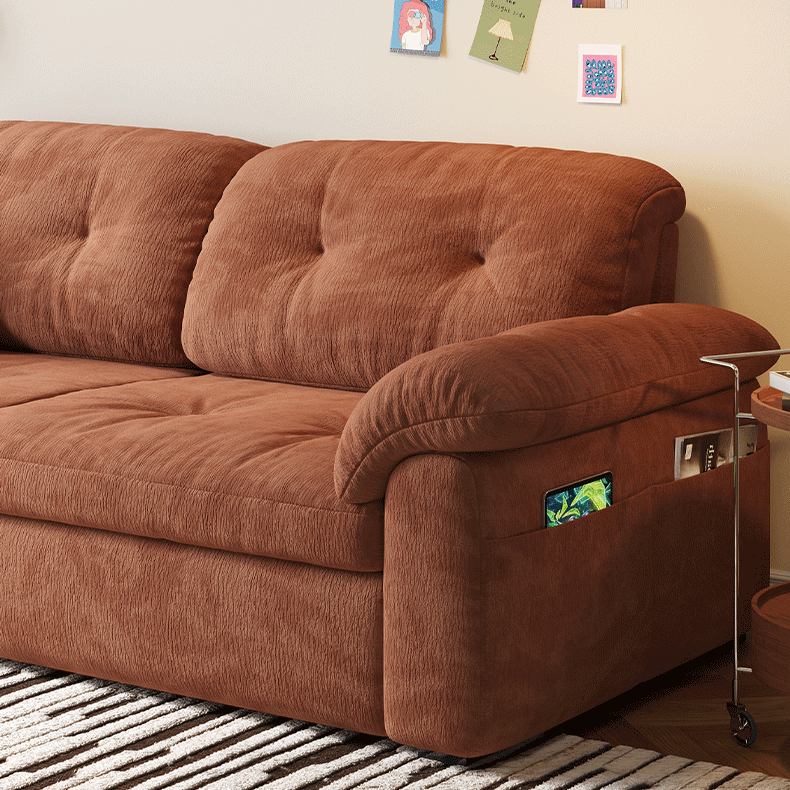 Space-Saving Sofa Bed With Carbon Steel Frame