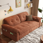 Space-Saving Sofa Bed With Carbon Steel Frame