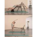Space-Saving Yoga Folding Chair For Pilates Support And Home Practice