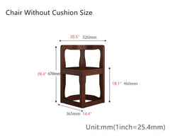 Square Dining Set With Solid Wood Top And Cushioned Chairs