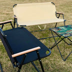 Stable, Lightweight Outdoor Folding Lounge Bench with Integrated Carry Strap