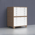 Steel Filing Cabinet Series With Soft-Close Drawers And Key Lock