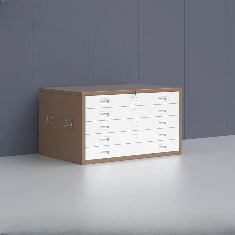 Steel Filing Cabinet Series With Soft-Close Drawers And Key Lock