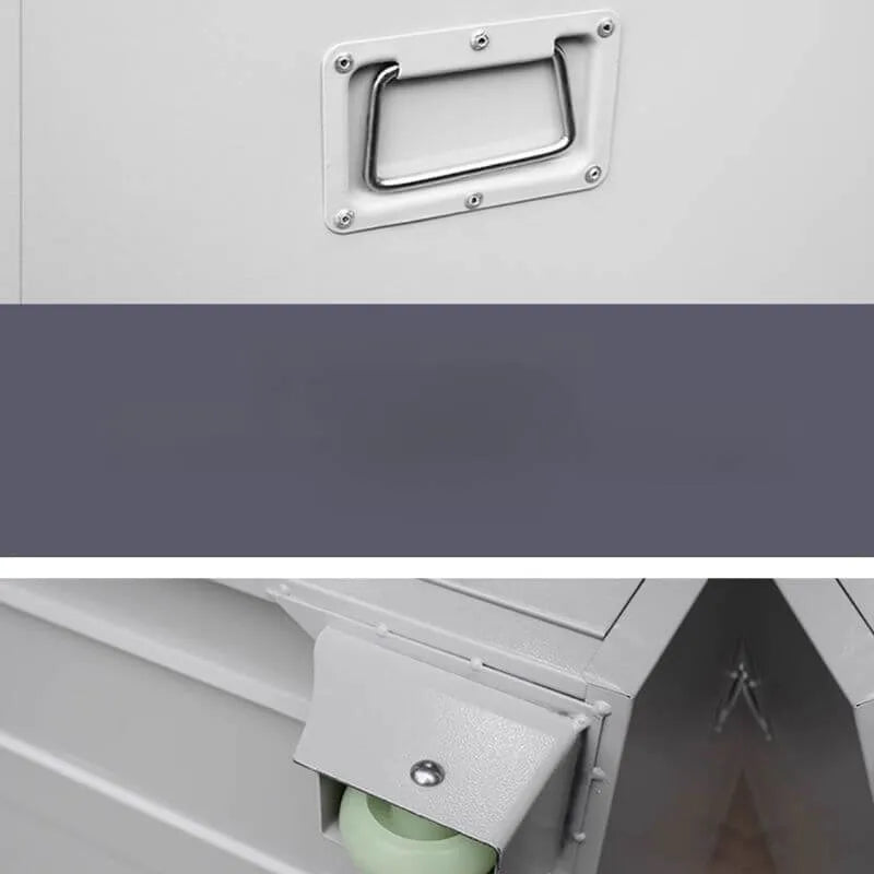 Steel Filing Cabinet Series With Soft-Close Drawers And Key Lock