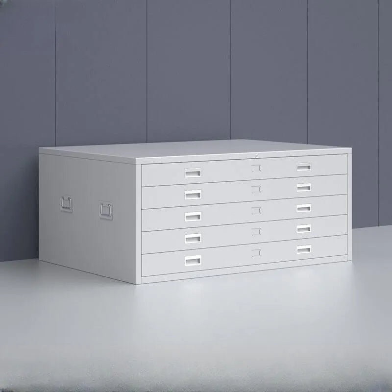 Steel Filing Cabinet Series With Soft-Close Drawers And Key Lock