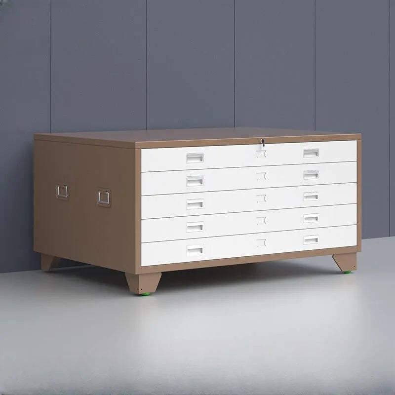 Steel Filing Cabinet Series With Soft-Close Drawers And Key Lock