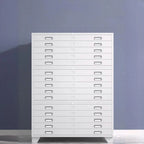 Steel Filing Cabinet Series With Soft-Close Drawers And Key Lock