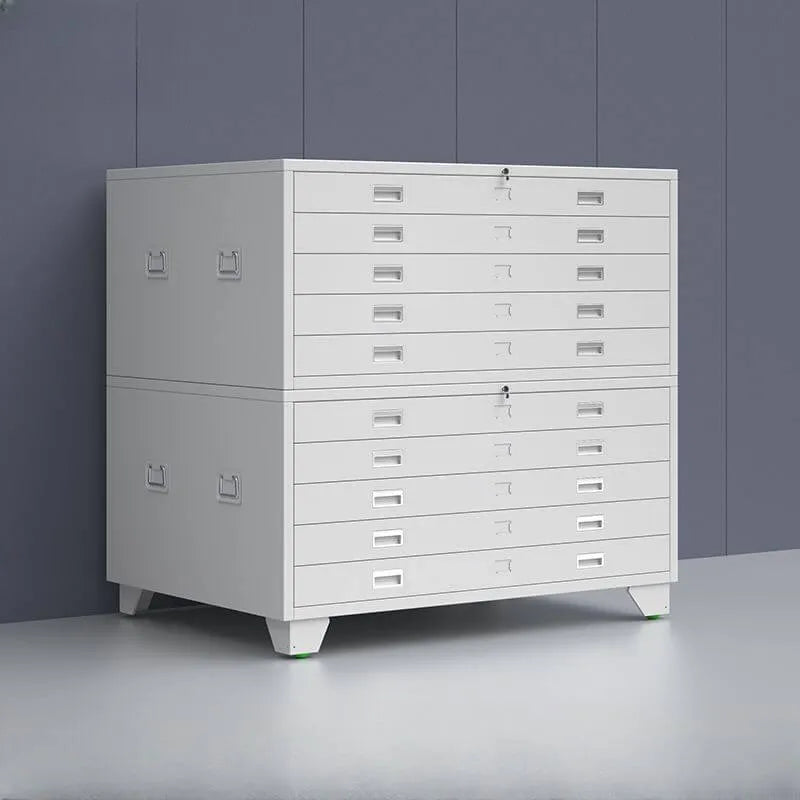 Steel Filing Cabinet Series With Soft-Close Drawers And Key Lock
