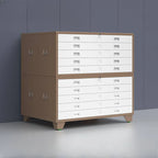 Steel Filing Cabinet Series With Soft-Close Drawers And Key Lock