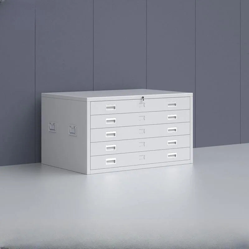 Steel Filing Cabinet Series With Soft-Close Drawers And Key Lock