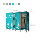 Steel Kids Wardrobe Armoire With Illustrated Doors And Shelves Dimensions