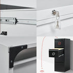Steel Locking Filing Cabinet Series With Clean-Lined Office Storage