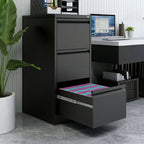 Steel Locking Filing Cabinet Series With Clean-Lined Office Storage