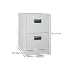Steel Locking Filing Cabinet Series With Clean-Lined Office Storage Dimensions