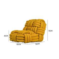 Stylish Chenille Accent Chair with Unique Weave Design