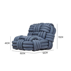 Stylish Chenille Accent Chair with Unique Weave Design