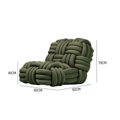 Stylish Chenille Accent Chair with Unique Weave Design