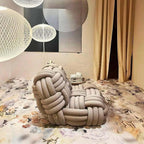 Stylish Chenille Accent Chair with Unique Weave Design