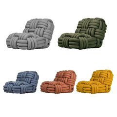 Stylish Chenille Accent Chair with Unique Weave Design