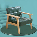 Stylish Foam Upholstered Kids Chair in Black, Brown, Green