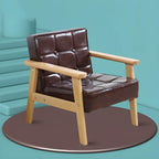 Stylish Foam Upholstered Kids Chair in Black, Brown, Green