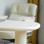 Stylish Pine Wood Office Desk Series - Asymmetrical Base