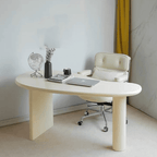 Stylish Pine Wood Office Desk Series - Asymmetrical Base Main Product Image