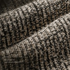 Swivel Cocoon Lounge Chair With Textured Upholstery and Sculptural Shell
