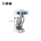 Tall Modern Figurine Base End Table with Fiberglass Round Top Dimensions