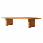 Teak Outdoor Sofa Set with Curved Woven Frames and Round Table