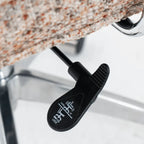 Textured Boucle Office Chair With Polished Aluminum Swivel Base