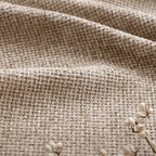 Textured Chenille-Linen Sofa with Block Silhouette and Relaxed Lounge Appeal