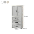 Textured Corner Wardrobe Armoire With Drawers and Hanging Rod Dimensions