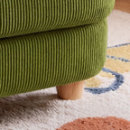 Textured Pudding Accent Chair with Rounded Arms for Cozy Kids Corners
