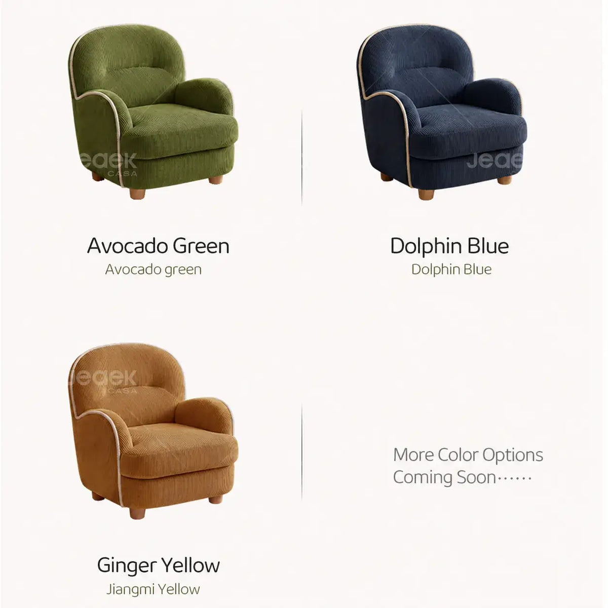 Textured Pudding Accent Chair with Rounded Arms for Cozy Kids Corners