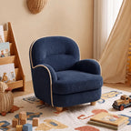 Textured Pudding Accent Chair with Rounded Arms for Cozy Kids Corners Main Product Image