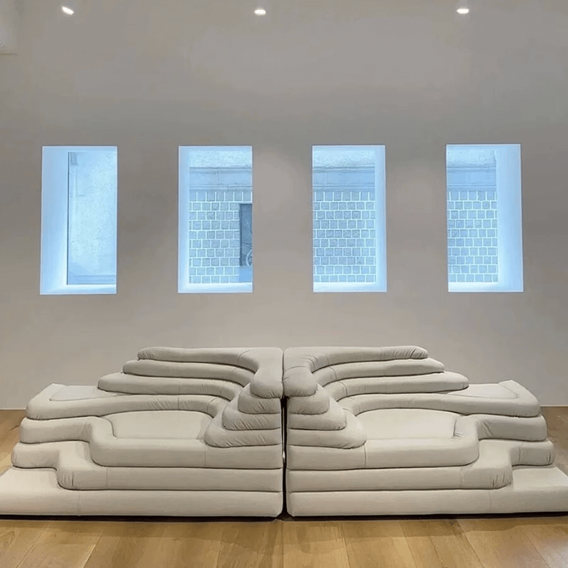 Terrazza Sofa configured in a large, modular arrangement.