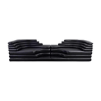 Topographic Lounge Sofa Featuring Tiered Cushioning and Flexible Reconfiguration