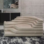 Topographic Lounge Sofa Featuring Tiered Cushioning and Flexible Reconfiguration