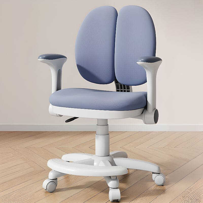 Upholstered Kids Chair with Adjustable Back & Height-Adjustable Arms Main image