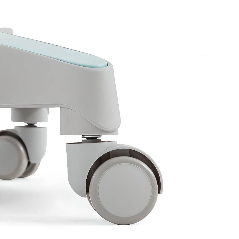 Upholstered Kids Chair with Adjustable Height and Ergonomic Wing Back