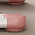 Upholstered Kids Chair with Adjustable Height and Rounded Metal Frame